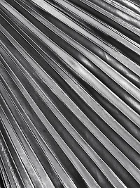 Idena Metallic Pleated Halter Midi-Dress