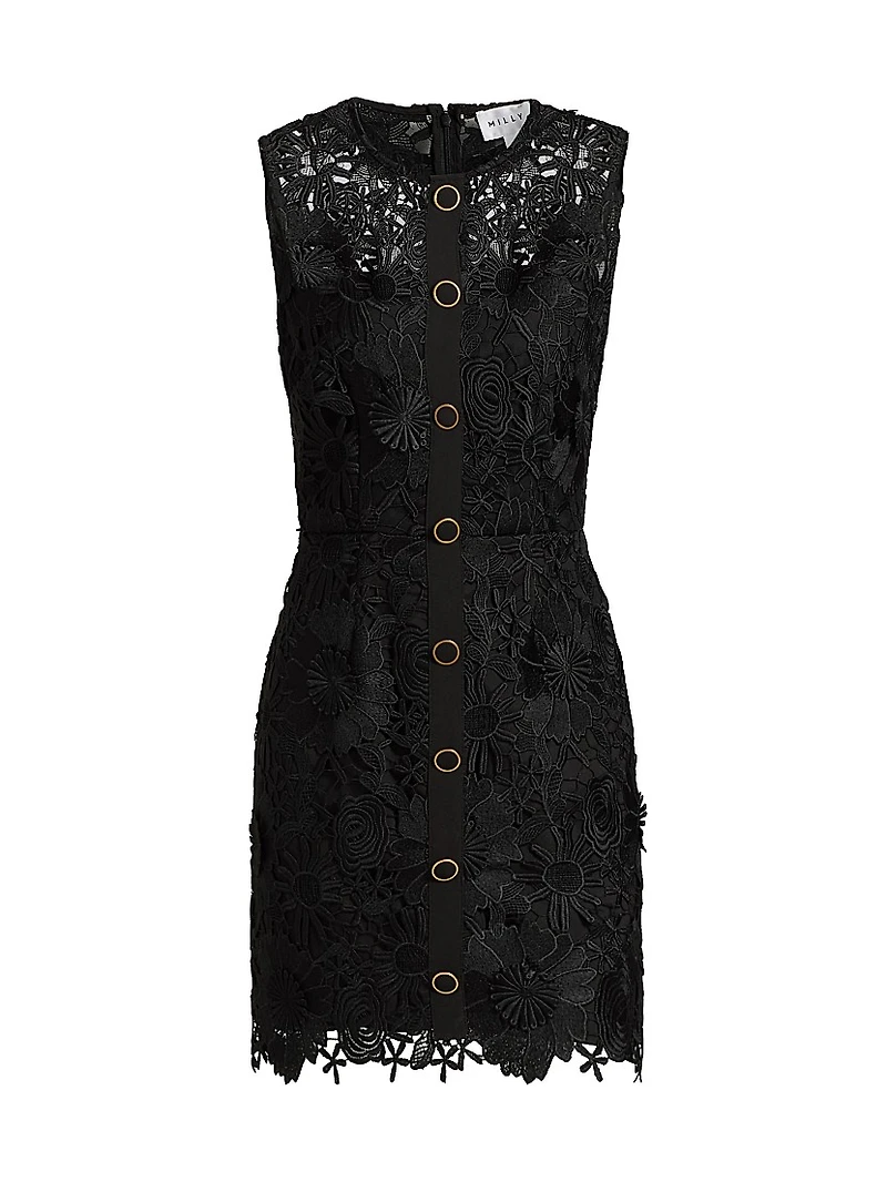 Judy Lace Sleeveless Minidress