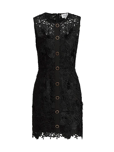 Judy Lace Sleeveless Minidress