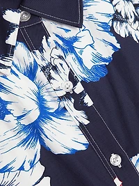 Jules Printed Poplin Midi-Dress