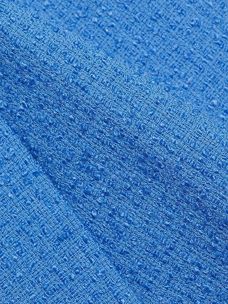 Juniper Boucle Square-Neck Minidress