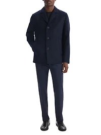 Wool Melton Mid-Length Coat