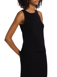 Scoopneck Cashmere Tank