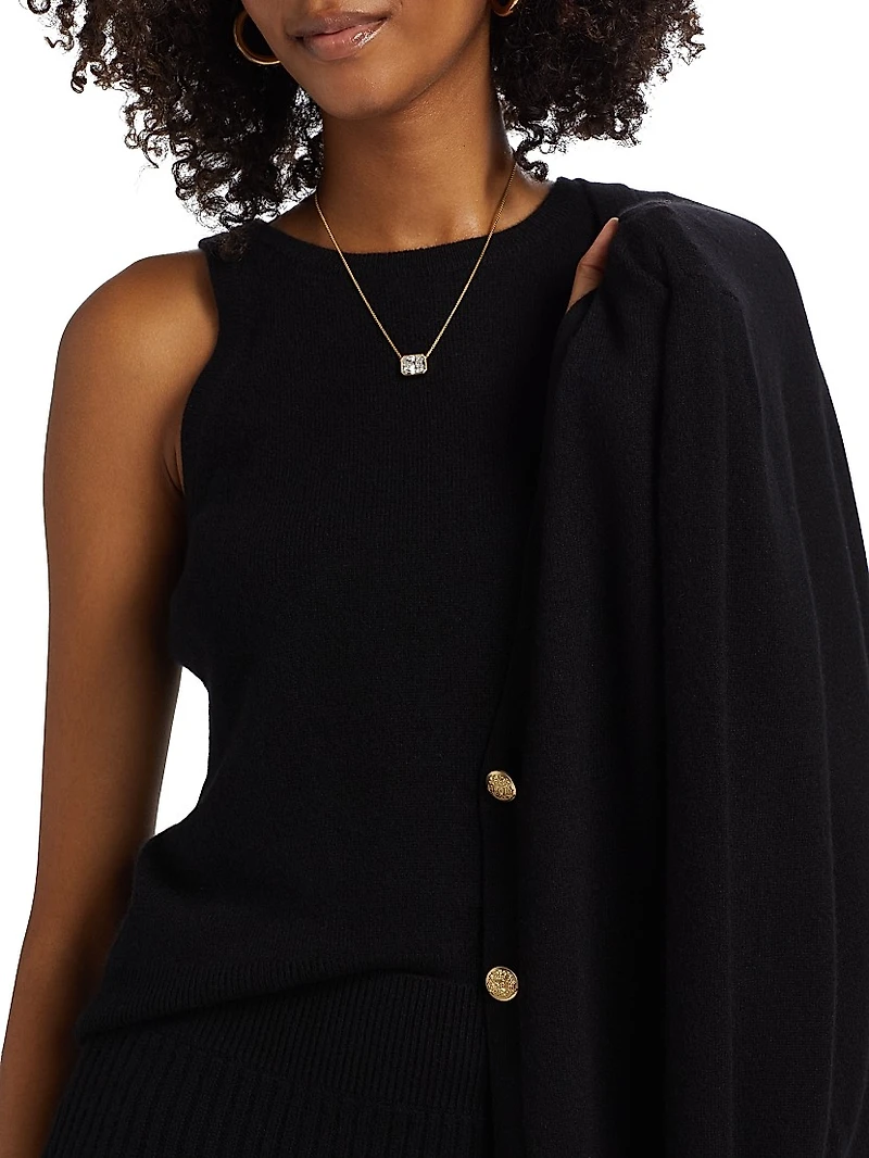 Scoopneck Cashmere Tank