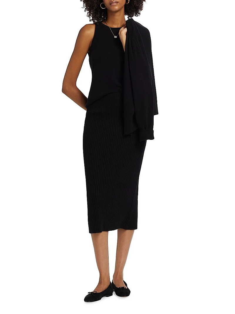 Scoopneck Cashmere Tank