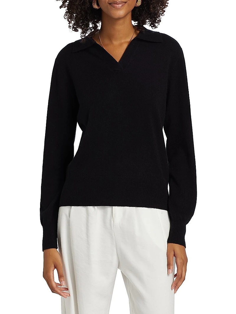 Cashmere Polo Sweater