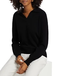 Cashmere Polo Sweater