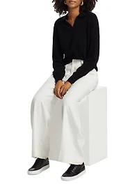 Cashmere Polo Sweater