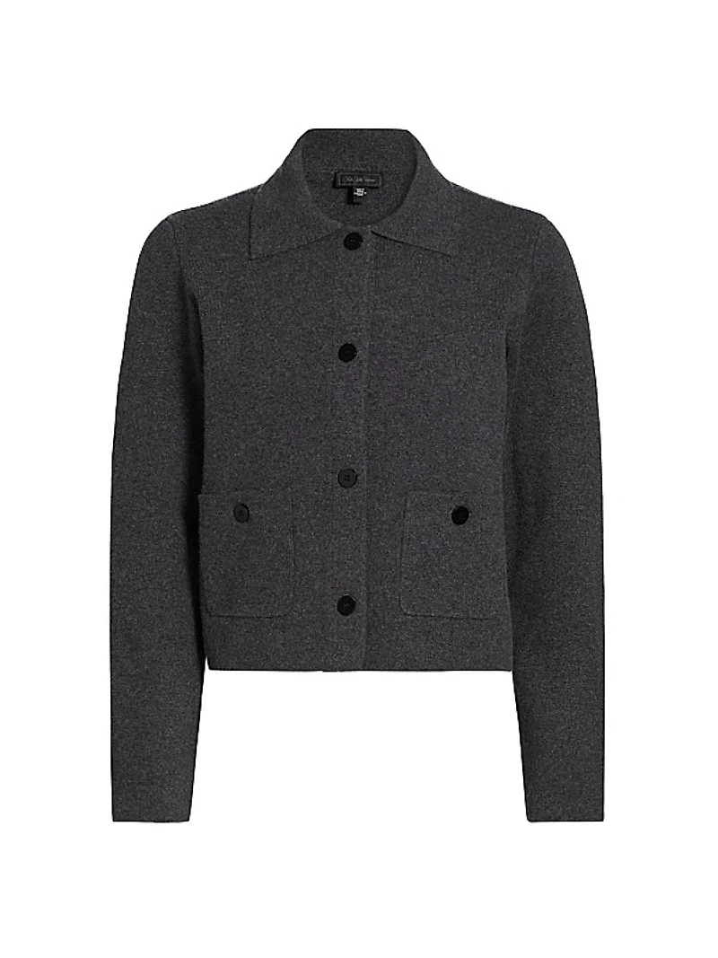 Cashmere Collared Cardigan