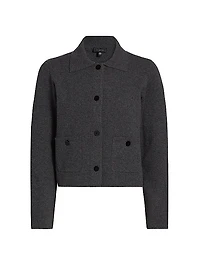 Cashmere Collared Cardigan