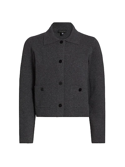 Cashmere Collared Cardigan