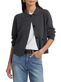 Cashmere Collared Cardigan