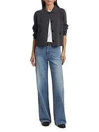 Cashmere Collared Cardigan