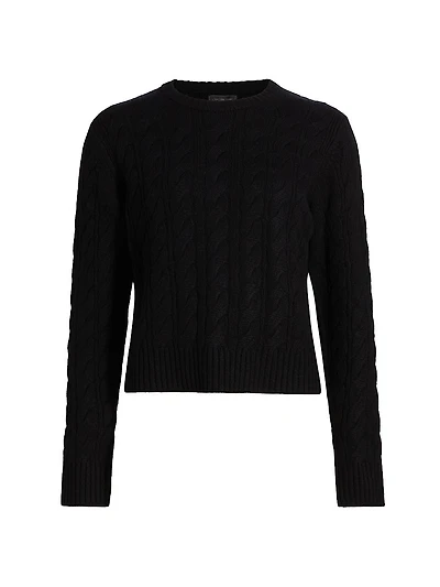 Cable-Knit Cashmere Pullover