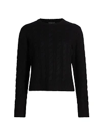 Cable-Knit Cashmere Pullover