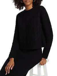 Cable-Knit Cashmere Pullover