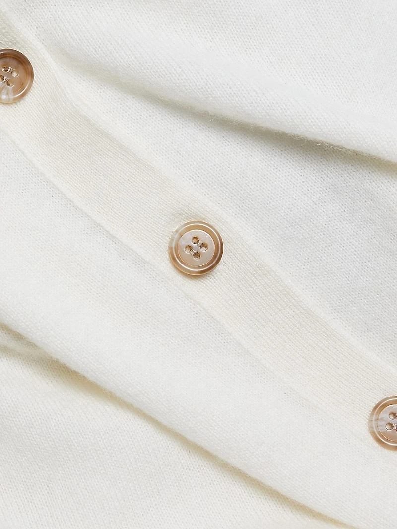 Cut-Out Cashmere Cardigan