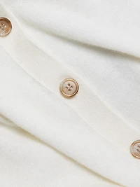 Cut-Out Cashmere Cardigan