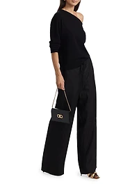 One-Shoulder Cashmere Sweater