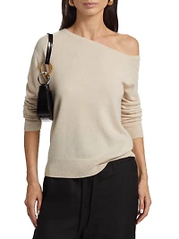 One-Shoulder Cashmere Sweater