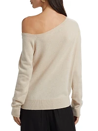 One-Shoulder Cashmere Sweater