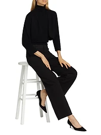 COLLECTION Cashmere Cropped Open Bolero Cardigan