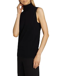 COLLECTION Cashmere Turtleneck Vest