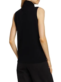 COLLECTION Cashmere Turtleneck Vest