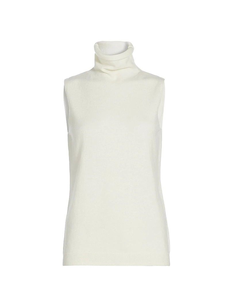 COLLECTION Cashmere Turtleneck Vest