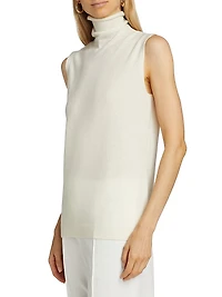 COLLECTION Cashmere Turtleneck Vest