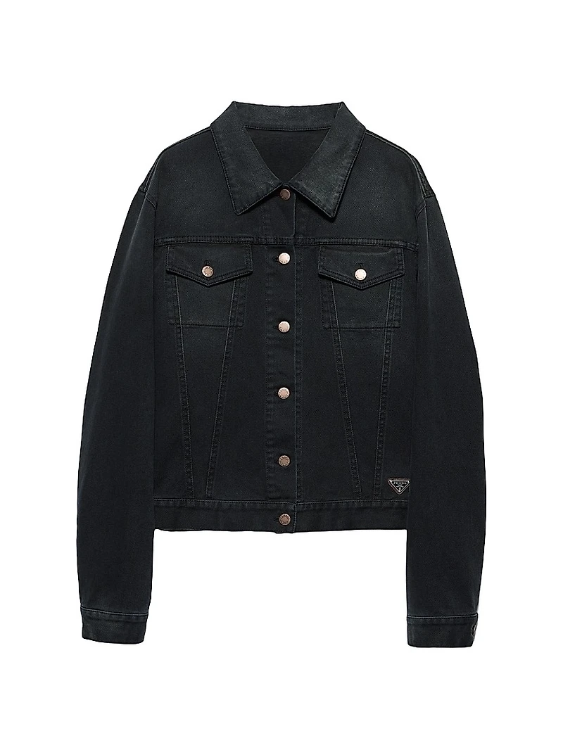 Denim Blouson Jacket