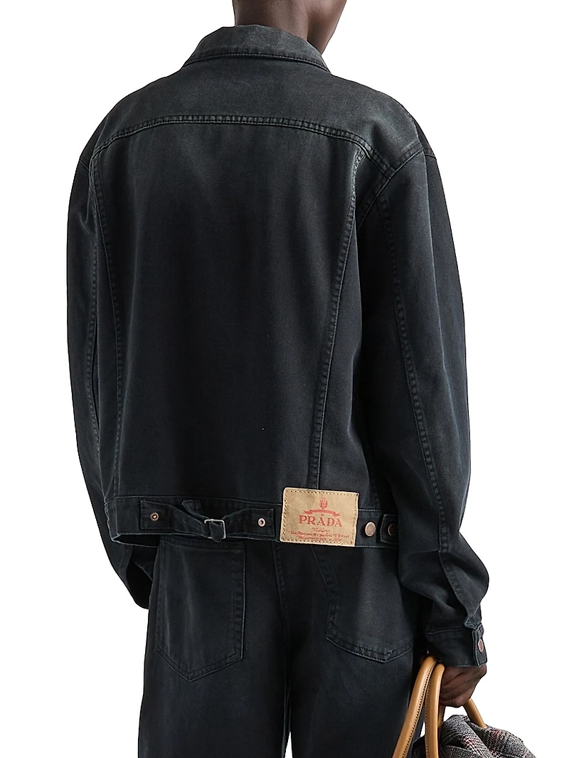 Denim Blouson Jacket