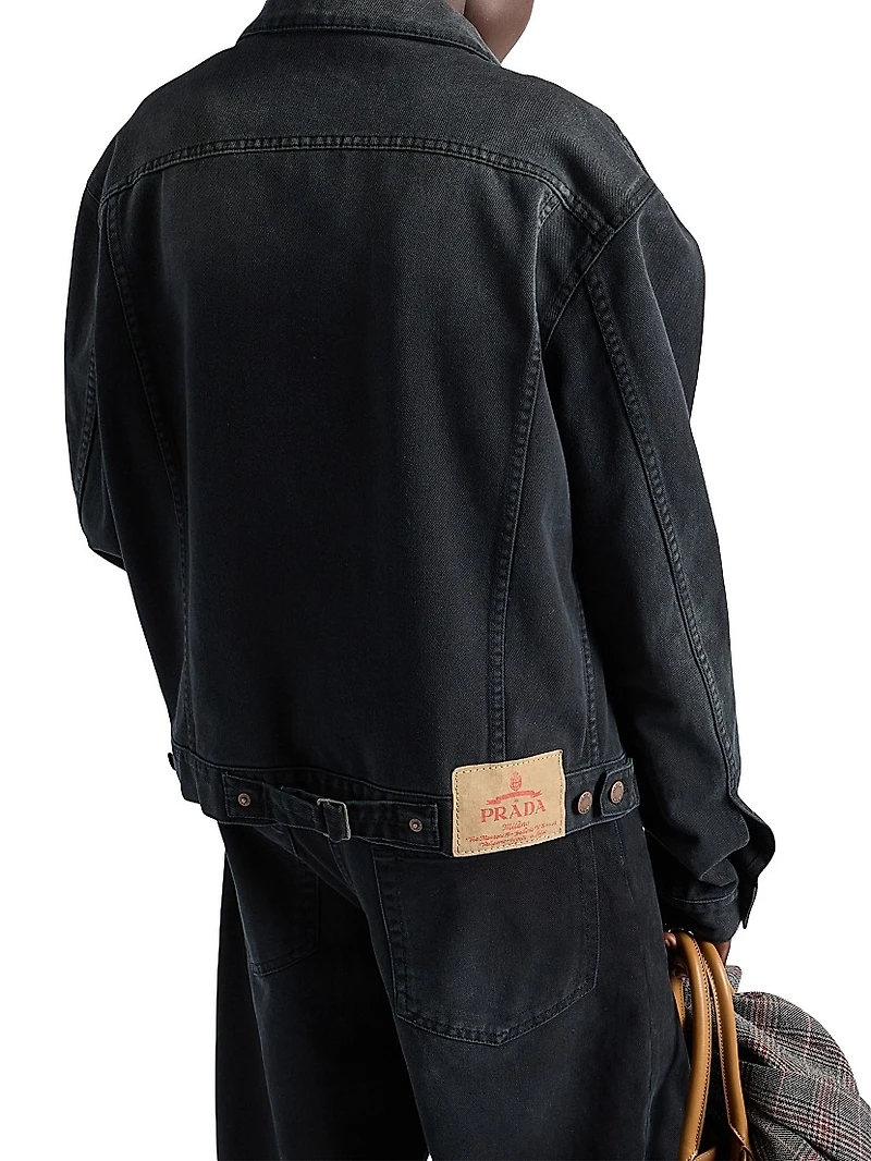 Denim Blouson Jacket