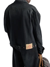 Denim Blouson Jacket