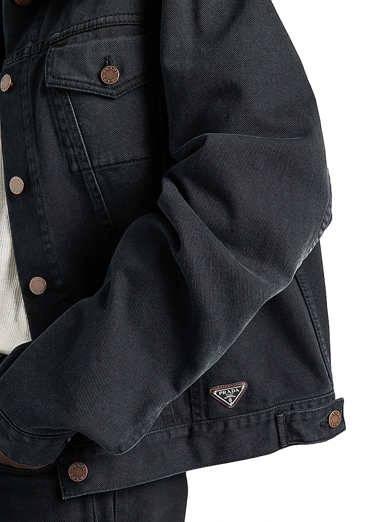 Denim Blouson Jacket