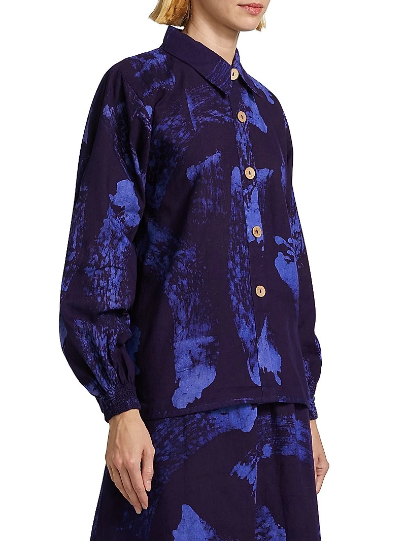 Ayoka Abstract Cotton Shirt