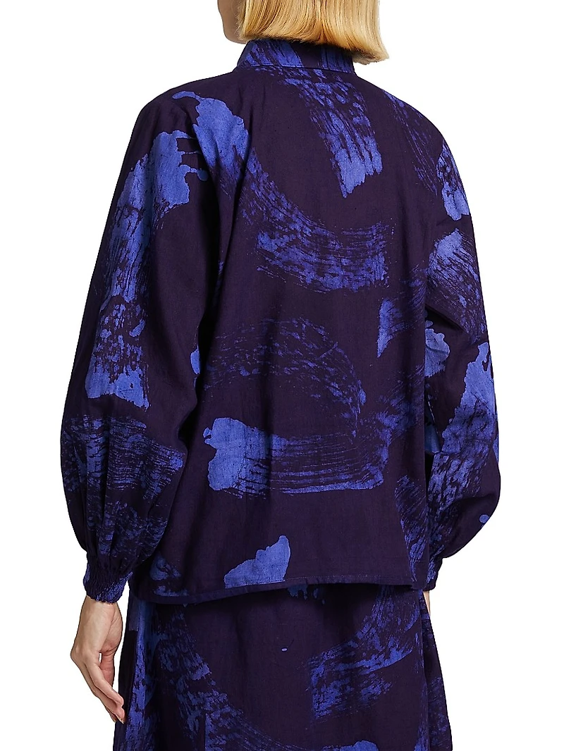 Ayoka Abstract Cotton Shirt