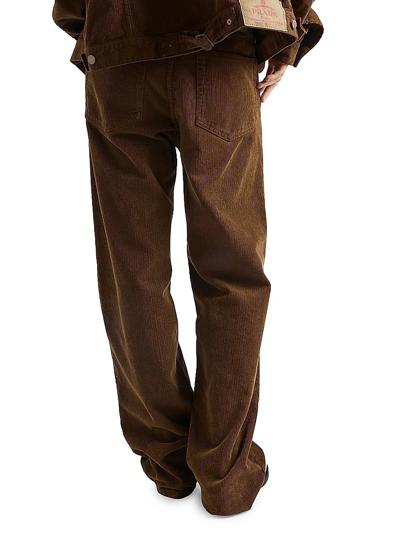 Wide Legged Corduroy Pants