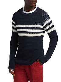 Texture Rugby Stripe Sweater