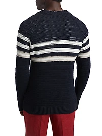 Texture Rugby Stripe Sweater