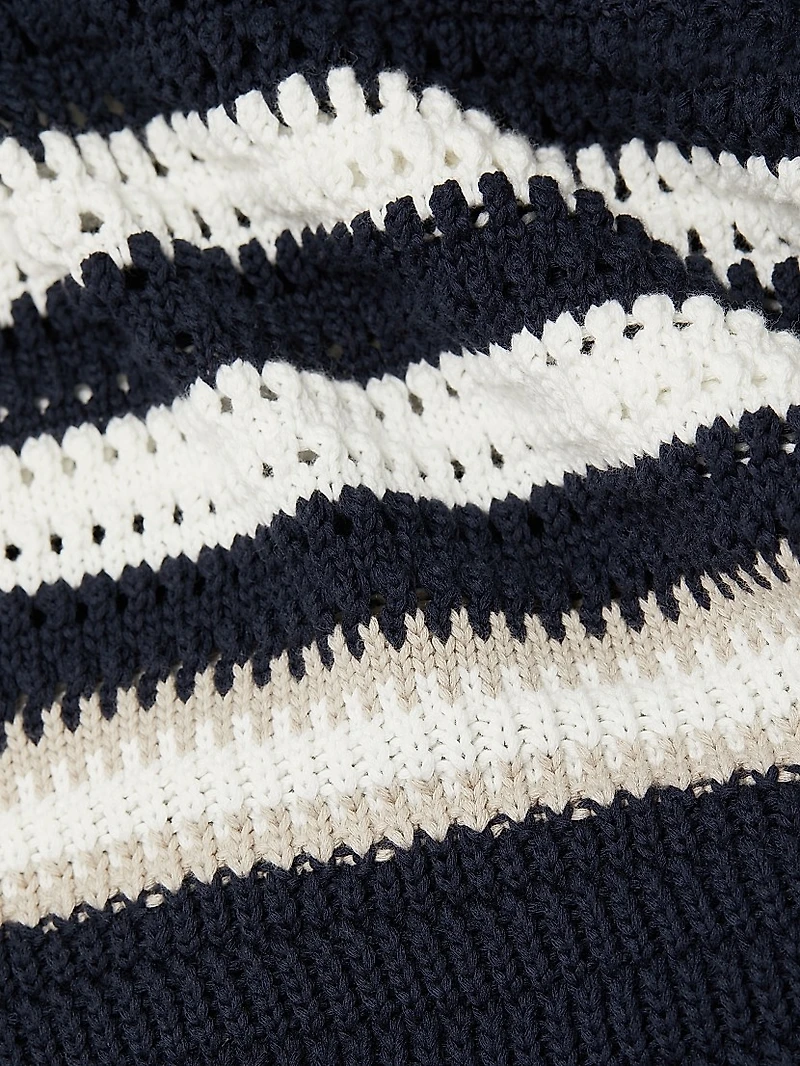 Texture Rugby Stripe Sweater