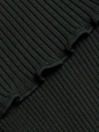 Meadow Rib-Knit Off-The-Shoulder Midi-Dress