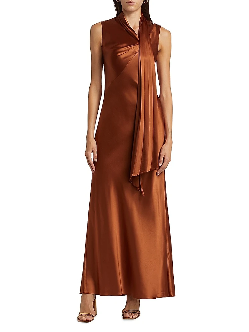 Jeffries Satin Maxi Dress