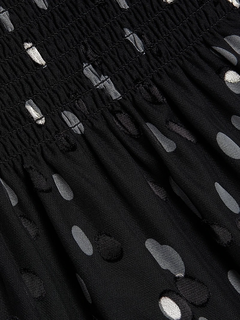 Leorelei Dot-Print Halterneck Minidress