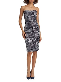 Bonnie Floral Ruched Tube Dress