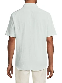 Solid Seersucker Shirt