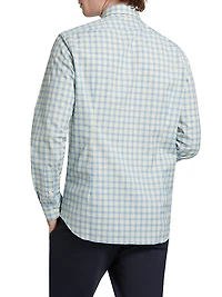 COLLECTION Checked Cotton Button-Front Shirt
