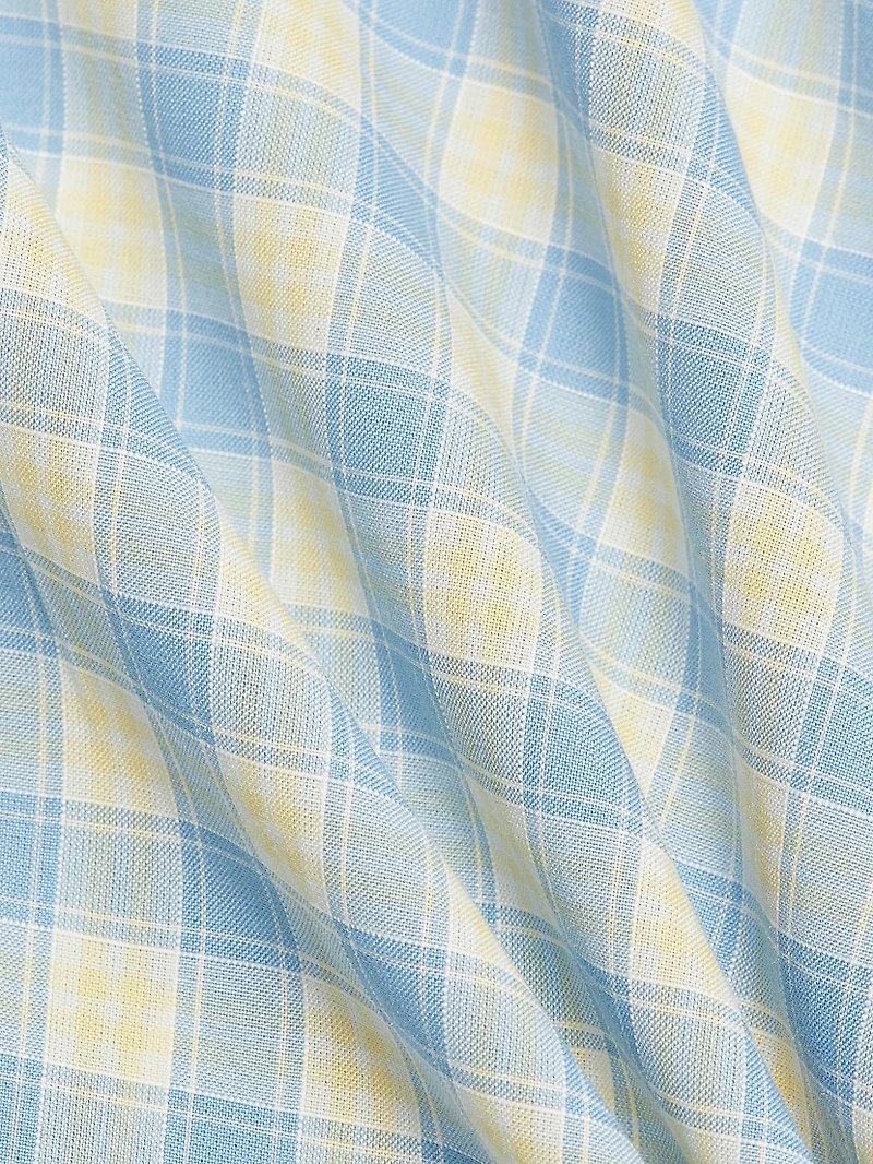 COLLECTION Checked Cotton Button-Front Shirt