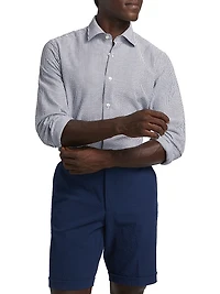 COLLECTION Seersucker Button-Front Shirt