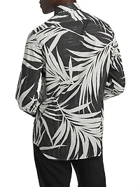 COLLECTION Floral Cotton Button-Front Shirt